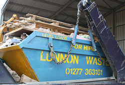 Skip Hire Epping loaded skip